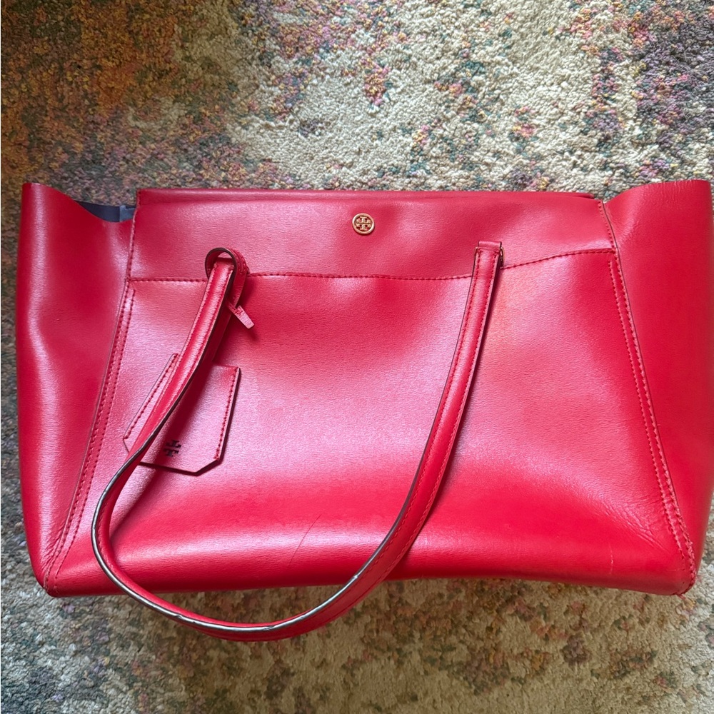 Tory Burch Red Robinson Tote